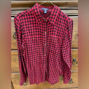 Plaid Chaps Button Up Shirt